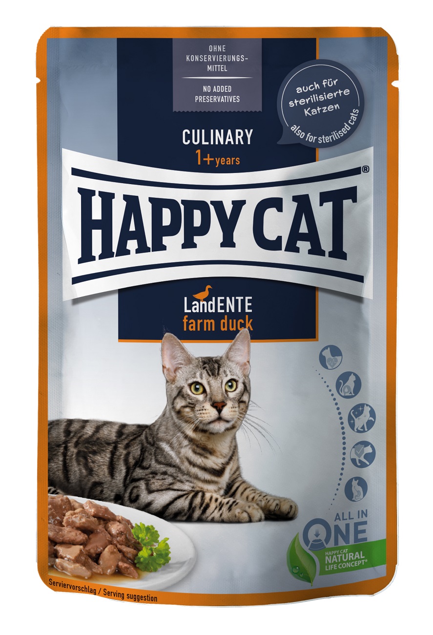 Happy Cat Culinary Land Ente mokra...