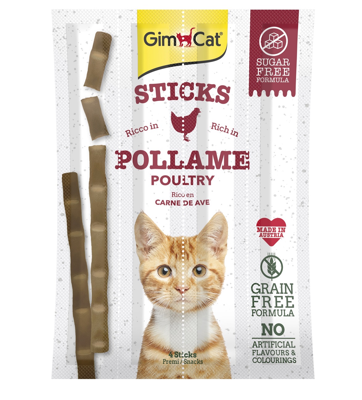 GimCat Sticks s piščancem 4 kosi