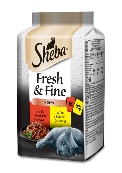 Sheba Fresh & Fine Mini mesna mešanica...