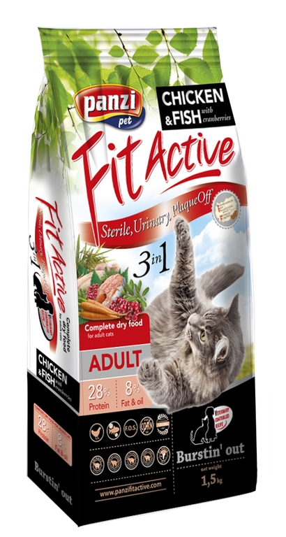 FitActive Cat Adult 3in1 1,5 kg