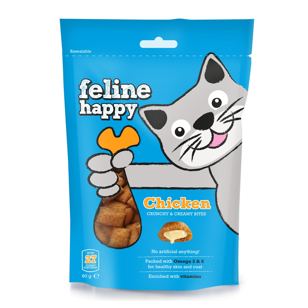 Mark&Chappell Feline Happy Crunchy &...