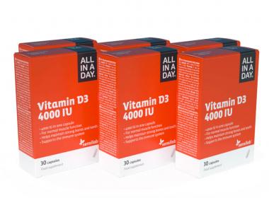 6x Essentials Vitamin D3 4000...