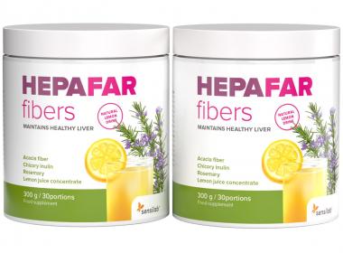 Hepafar fibers 1+1 GRATIS