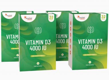 Essentials Vitamin D3 4000 IU 1+3 GRATIS