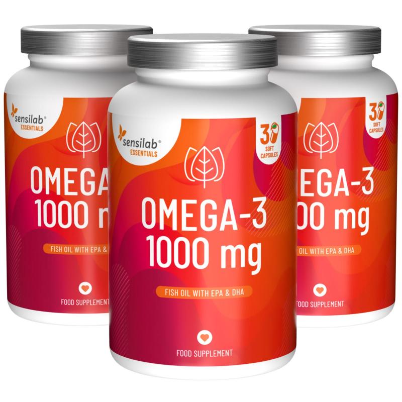 3x Essentials Omega-3 1000 mg