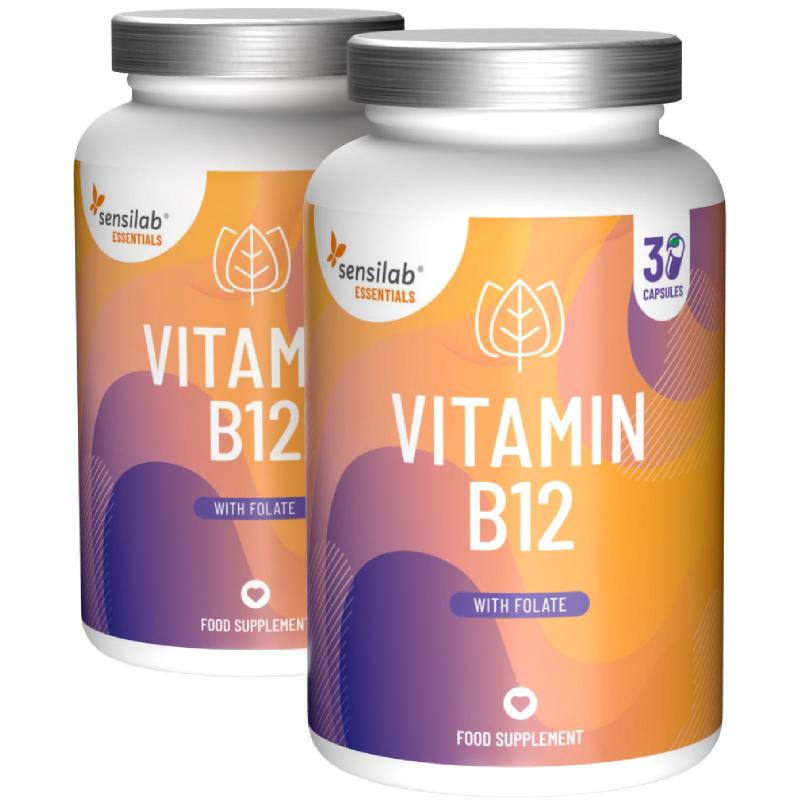 Essentials Vitamin B12 1+1 GRATIS