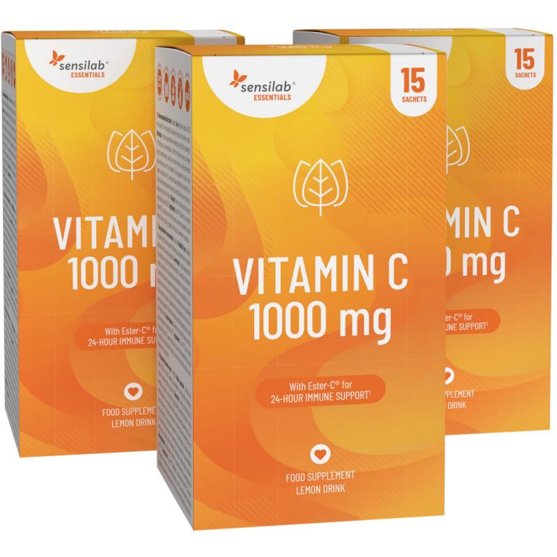 3x Vitamin C 1000 mg
