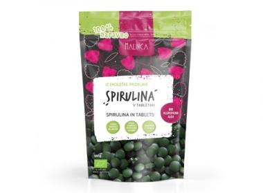 Spirulina v tabletah iz ekološke...
