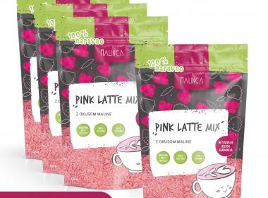 Pink latte mix 125g 3+1 gratis