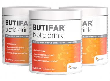 3x ButiFar biotic drink - z luščinami...