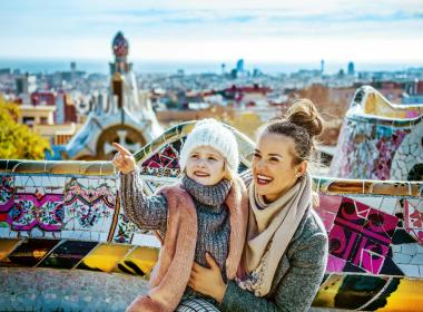 Barcelona med zimskimi počitnicami,...