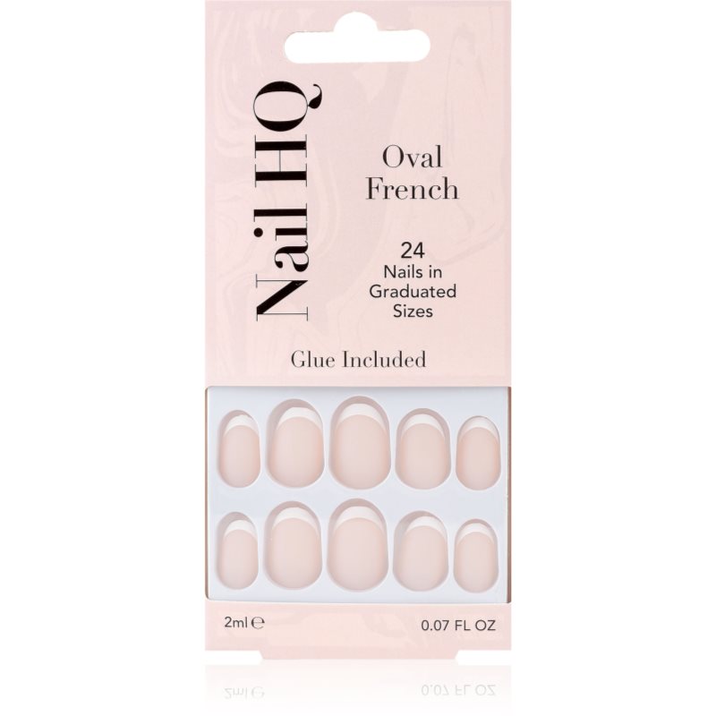 Nail HQ Oval French umetni...