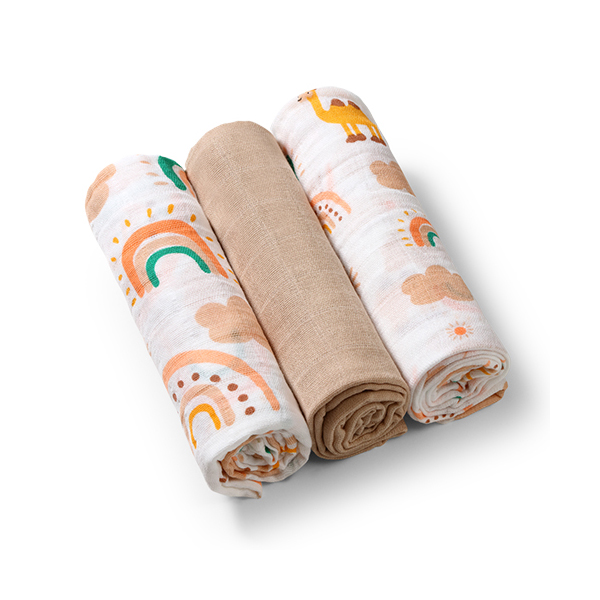 BABYONO Tetra plenice muslin...