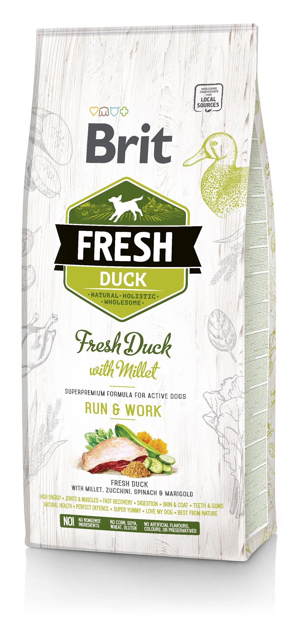 Brit Fresh Active Dogs Run &...