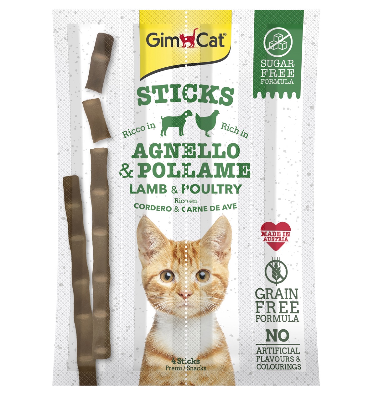 GimCat Sticks jagnjetina in...