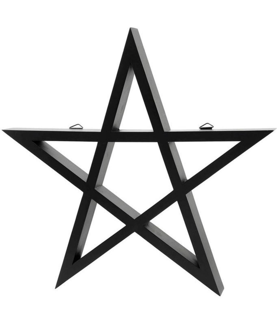 dekoracija killstar - pentagram - Črna