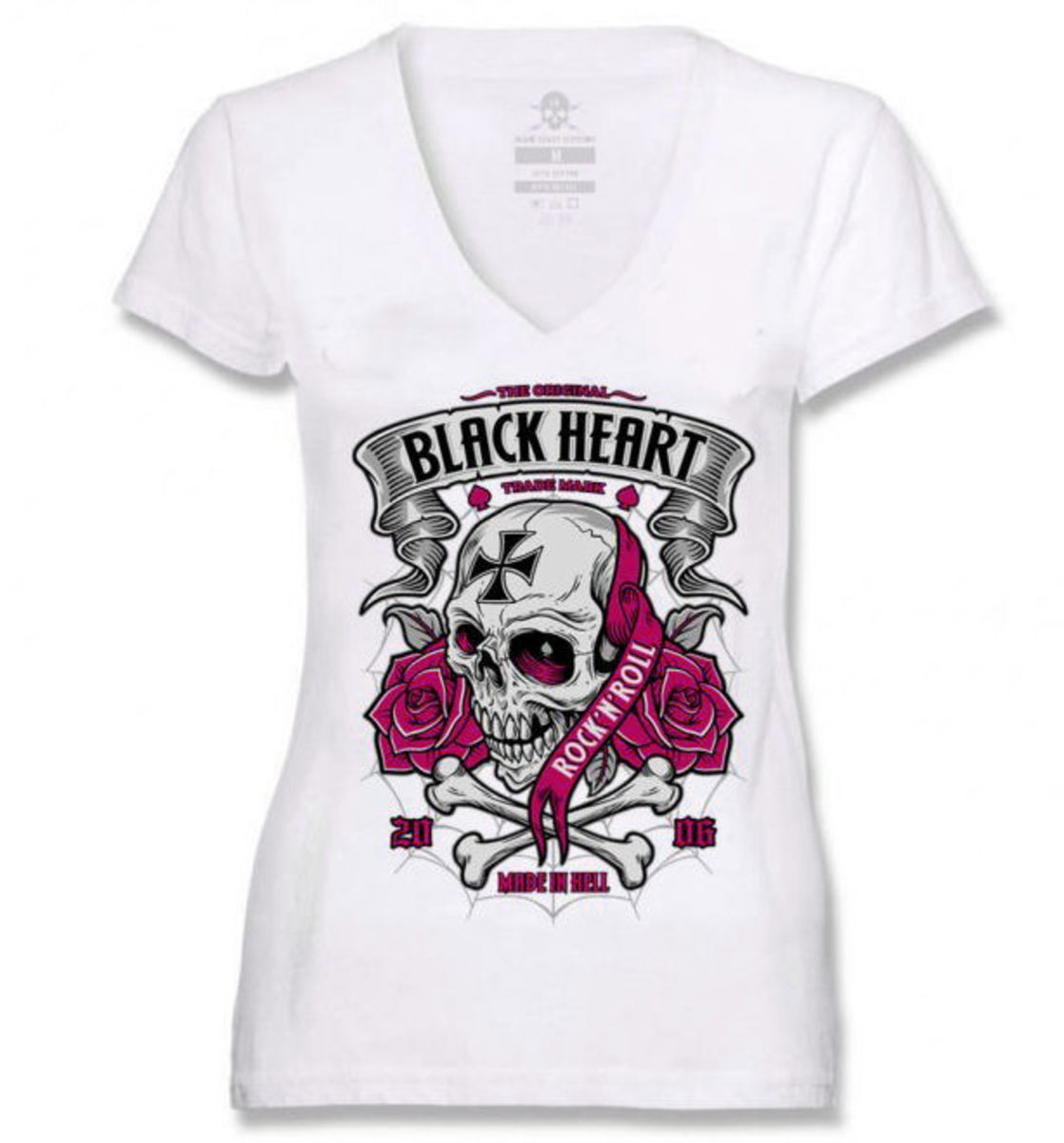 ulična majica - crusty - black heart -...