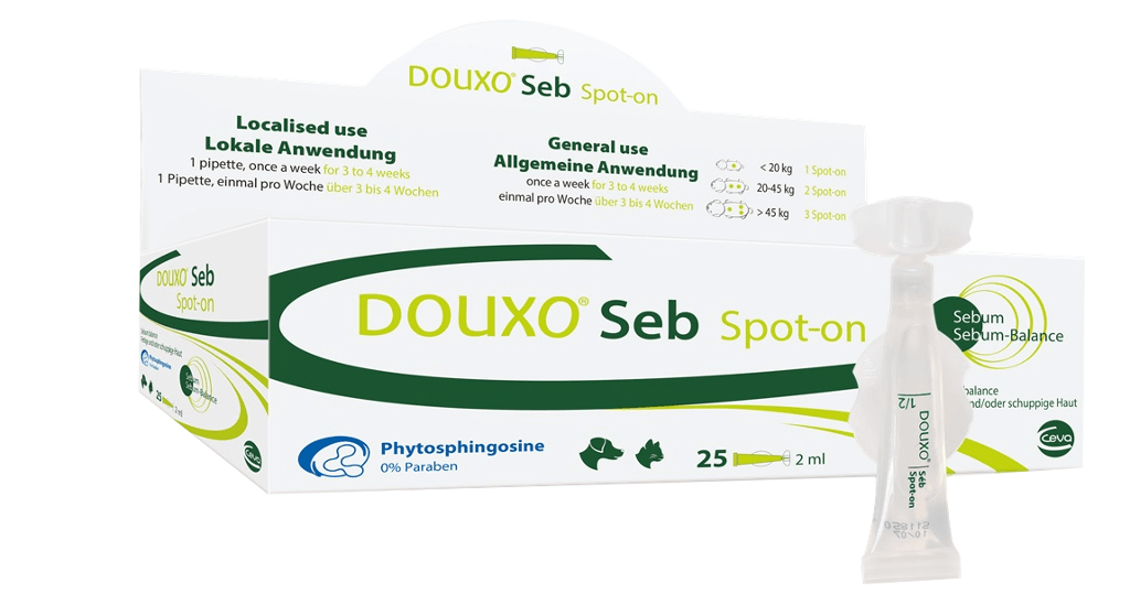 Douxo Seb Spot-On za pse in mačke 25 x...