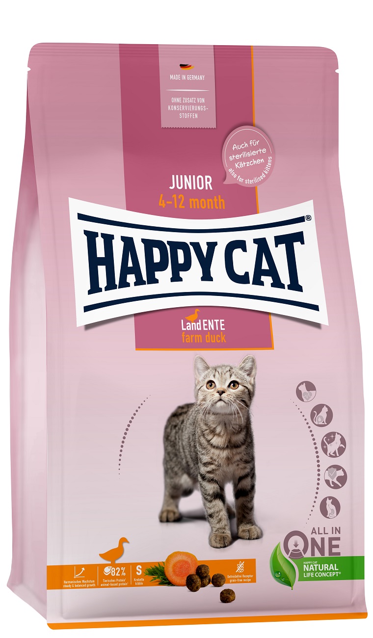 Happy Cat Junior Land Ente - Raca 300 gr