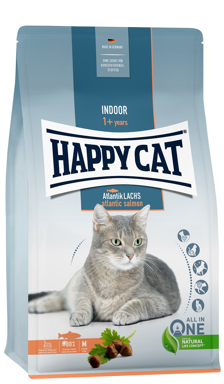 Happy Cat Indoor Atlantik Lachs - Losos...