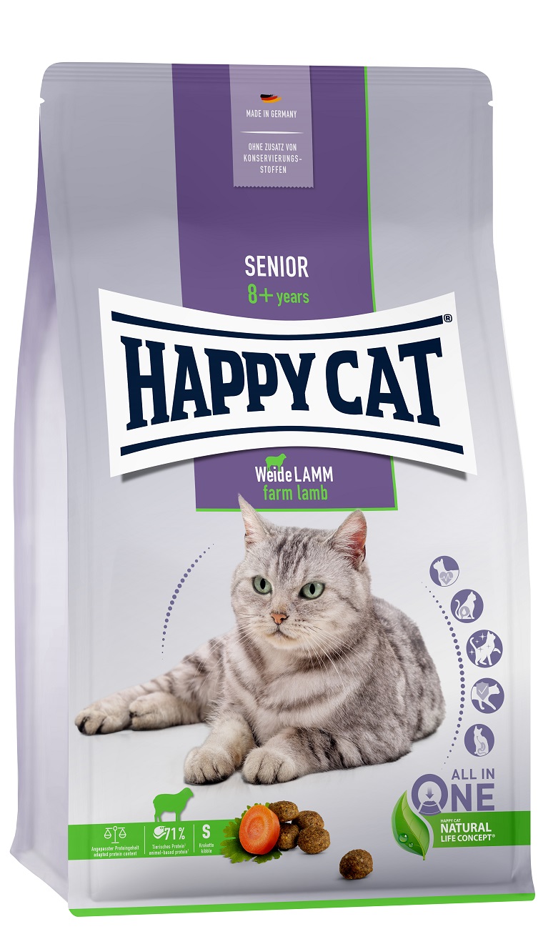 Happy Cat Senior Weide Lamm -...