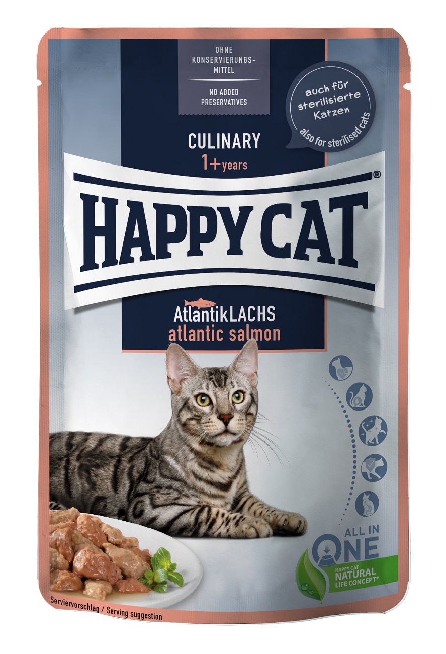 Happy Cat Culinary Atlantik Lachs mokra...