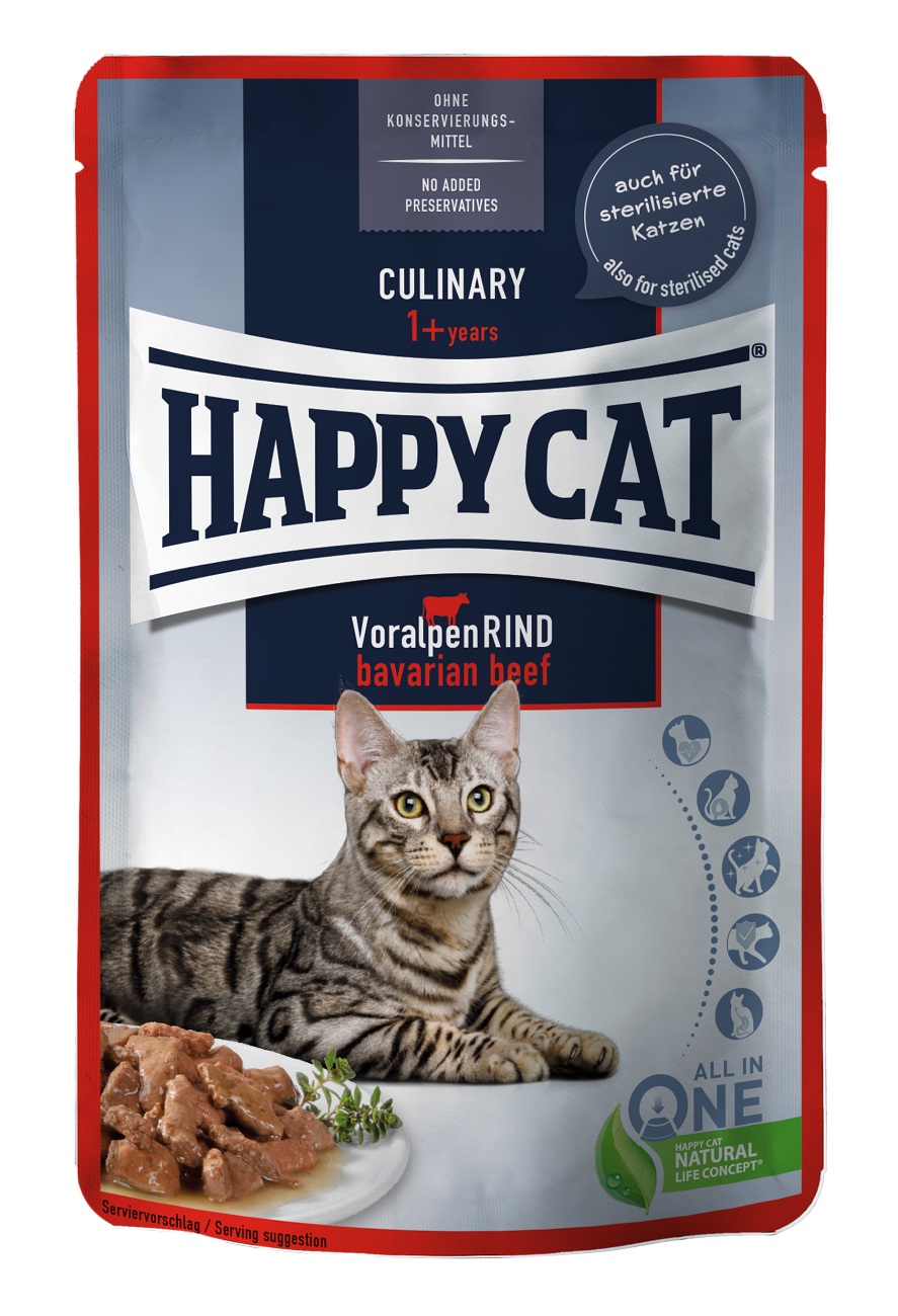 Happy Cat Culinary Voralpen Rind mokra...
