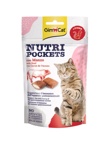 GimCat Nutri Pockets- Goveje 60 g