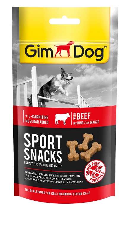 GimDog Sport Snacks z govedino 60 g