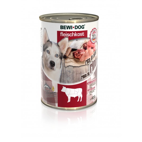 Bewi-Dog mokra hrana v pločevinki -...