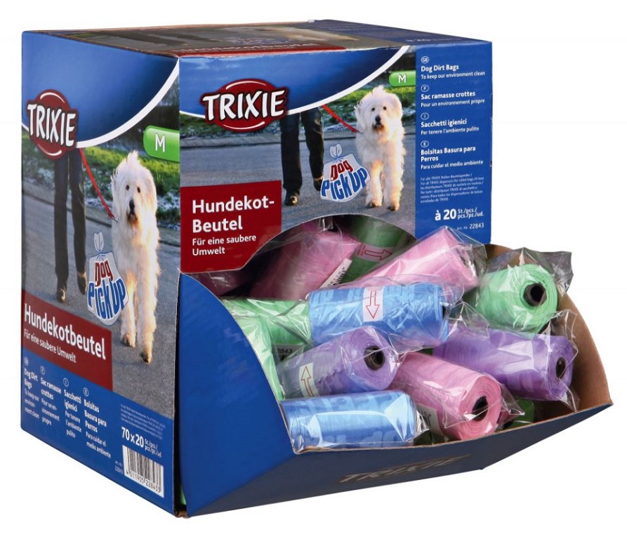 Trixie barvna vrečka za pasje iztrebke...