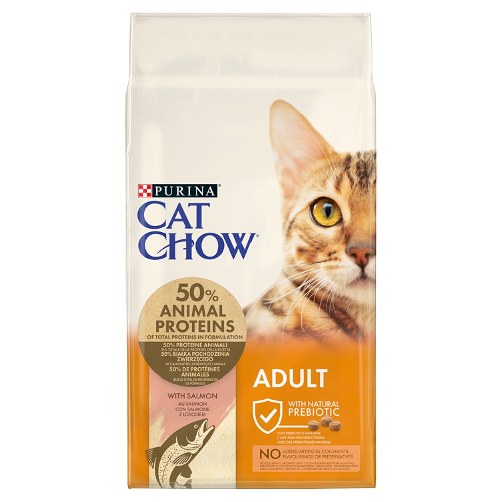 Cat Chow Adult z lososom 15 kg