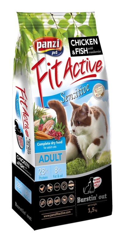 FitActive Cat Adult Sensitive 1,5 kg...