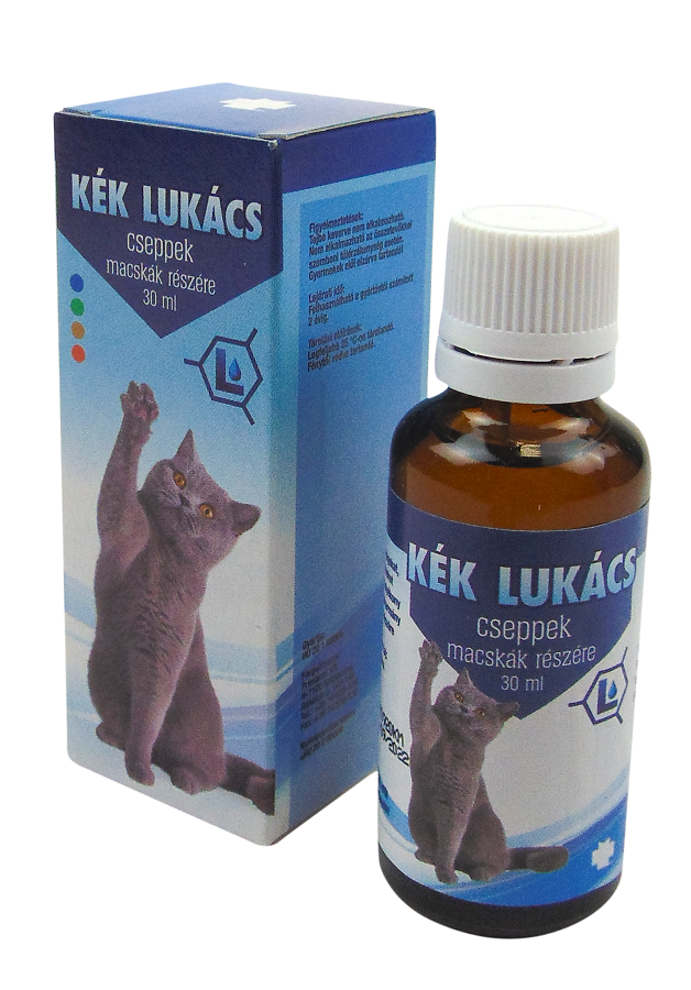 Kék Lukács kapljice za mačke 30 ml