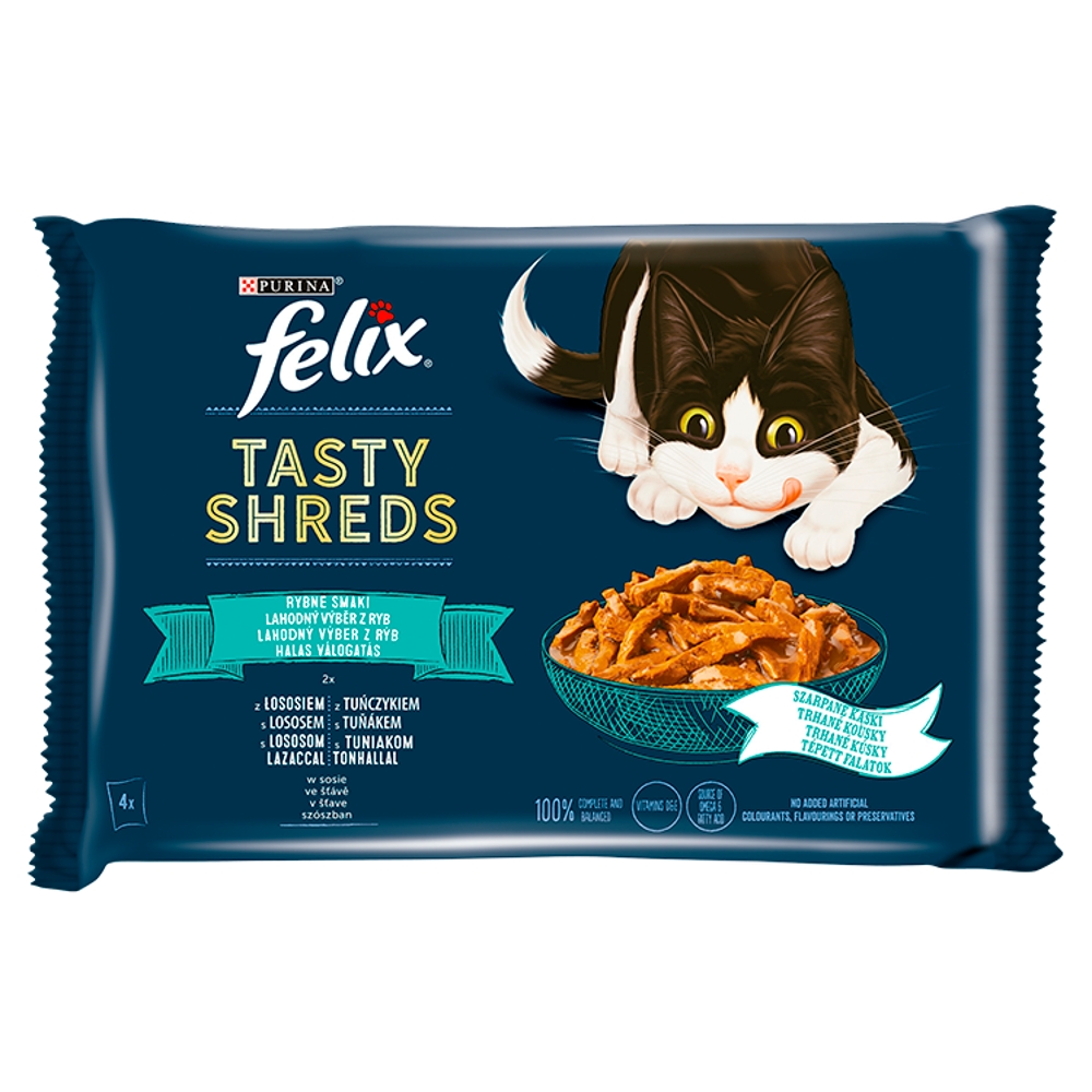 Felix Tasty Shreds ribja izbira v omaki...