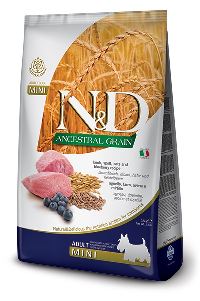 N&D Ancestral Grain Dog Adult Mini Lamb...