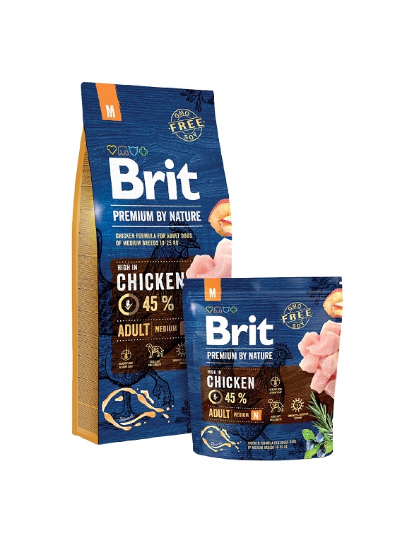 Brit Premium by Nature Adult Medium 15...