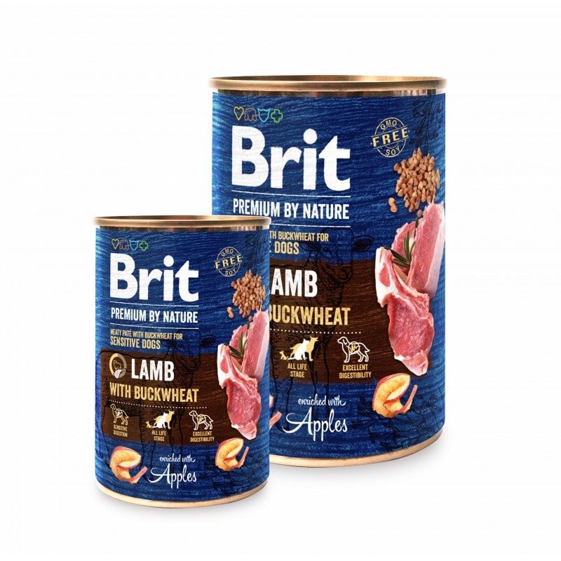 Brit Premium by Nature Adult Lamb with...