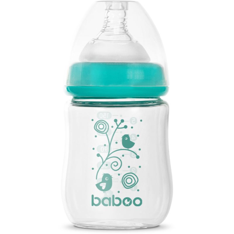 Baboo Anti-colic Glass Feeding Bottle...