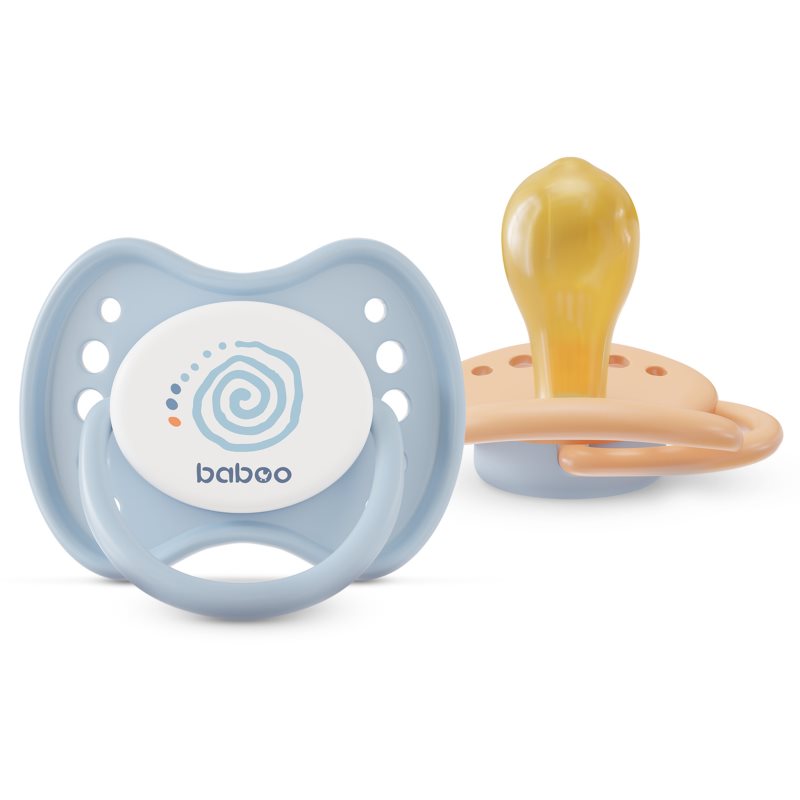 Baboo Soothers Round Latex with Case...