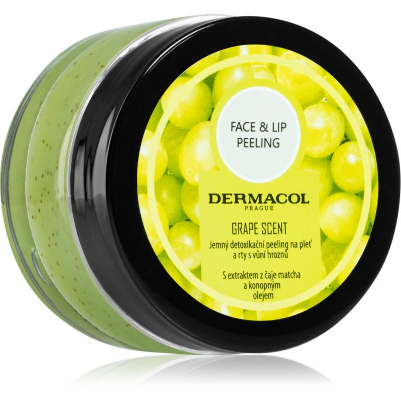 Dermacol Face & Lip Peeling Grape...