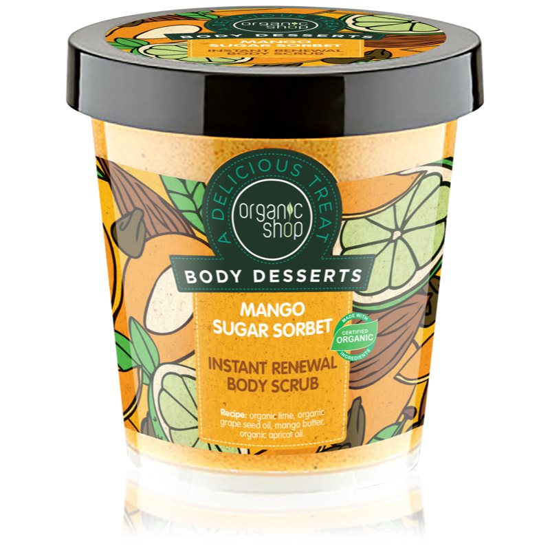 Organic Shop Body Desserts Mango Sugar...