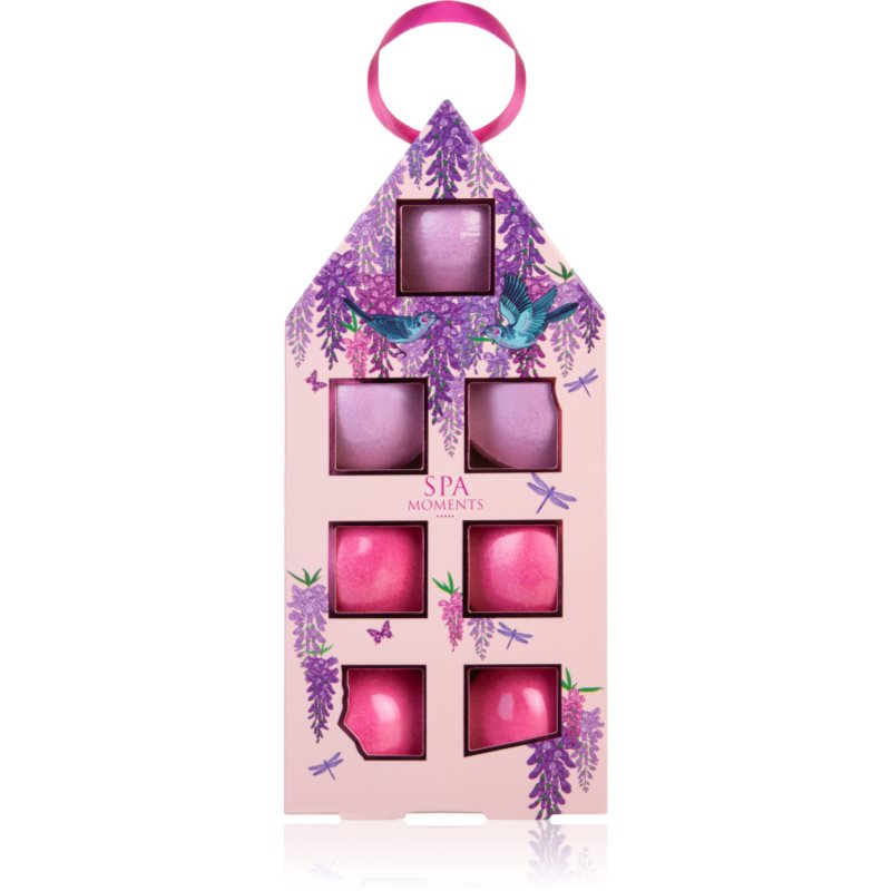 Spa Moments Lilac šumeče kroglice za...