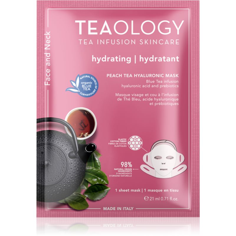 Teaology Face Mask Peach Tea Hyaluronic...