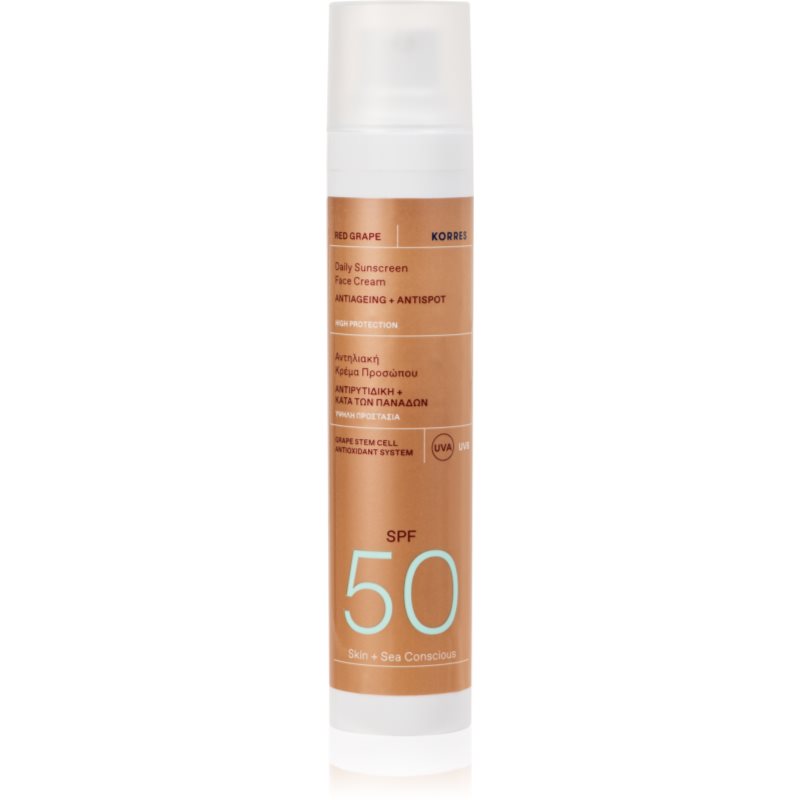 Korres Red Grape Daily Sunscreen krema...