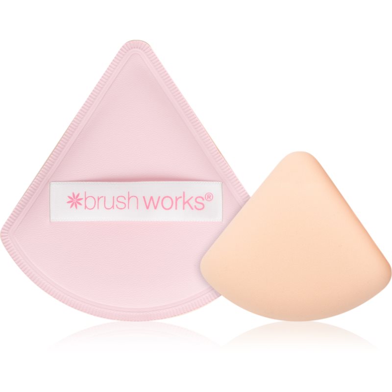 Brushworks Triangular Powder Puff Duo...