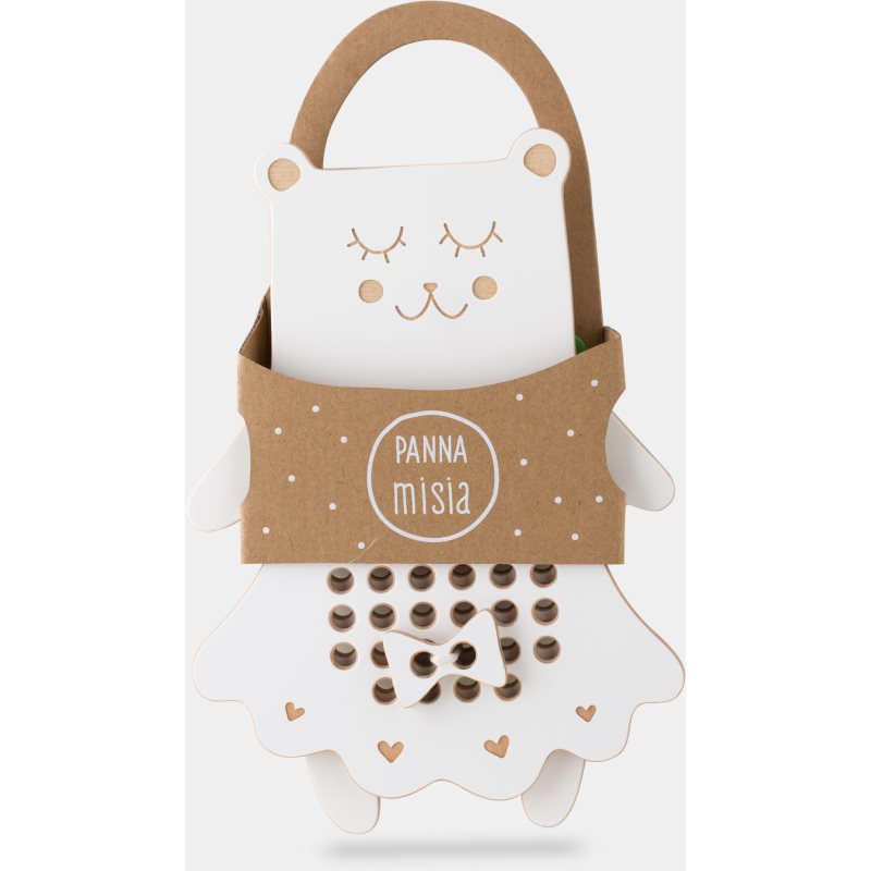 Milin Wooden Lacing Toy Mrs. Teddy...