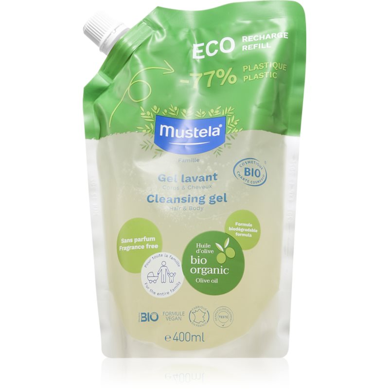 Mustela BIO gel za umivanje za telo in...