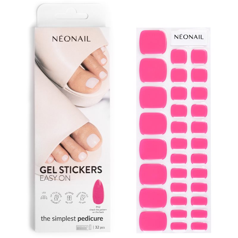 NEONAIL Easy On Gel Stickers nalepke za...