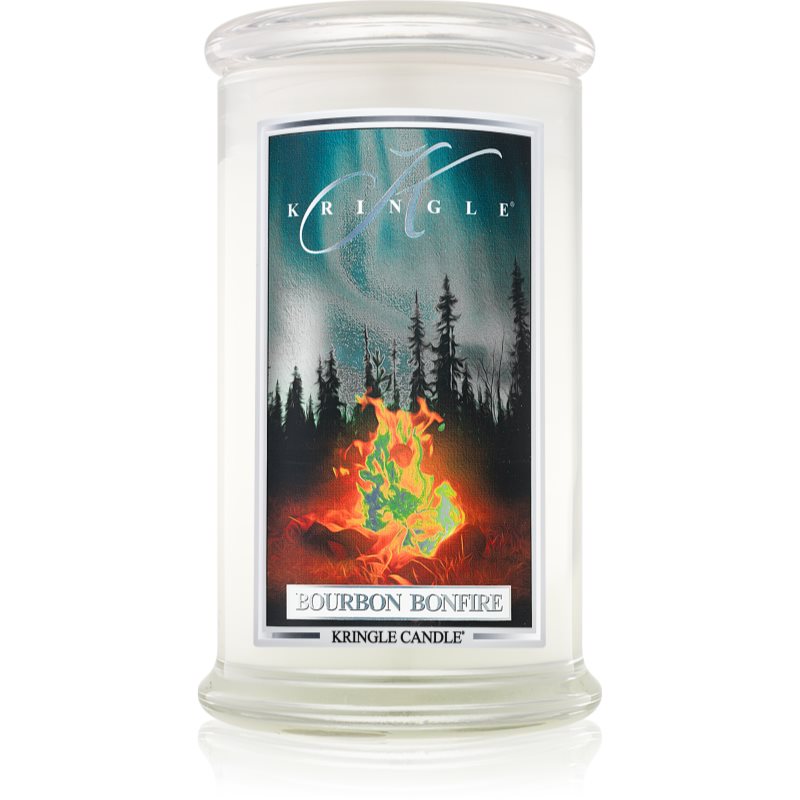 Kringle Candle Bourbon Bonfire dišeča...